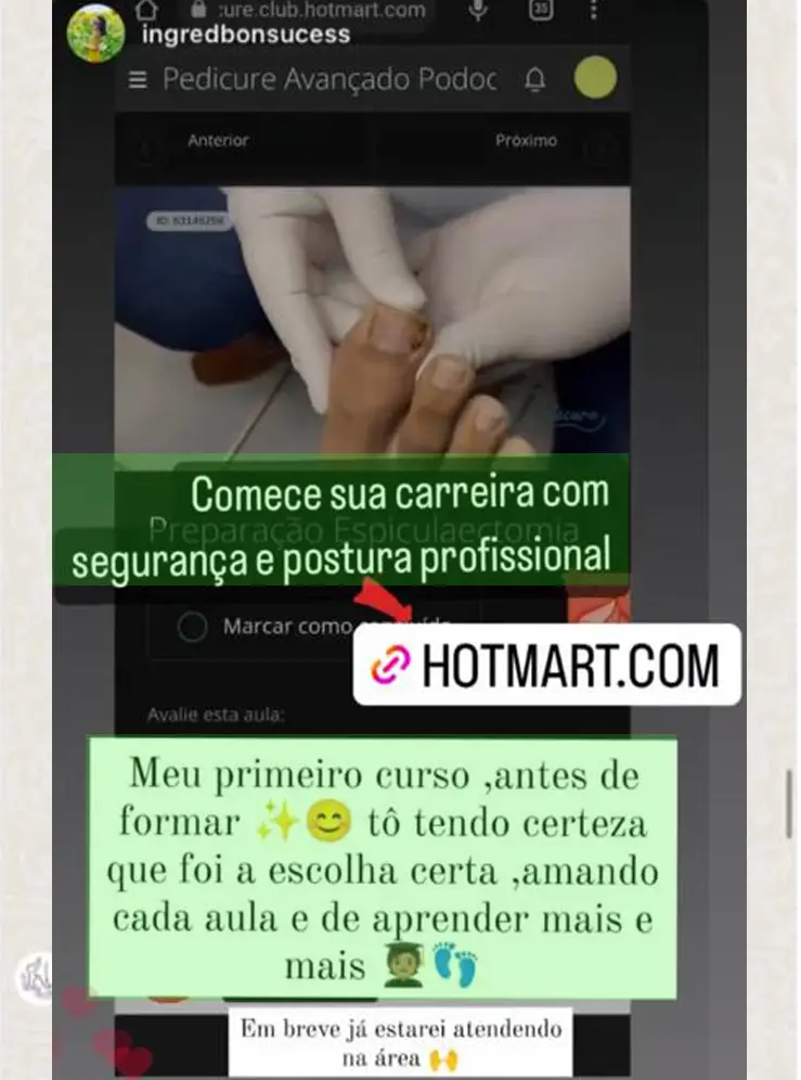 Depoimento de aluna